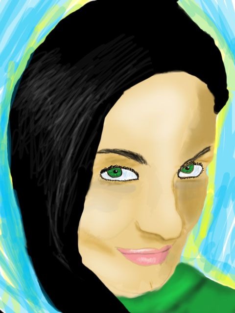 Portrait for my mum for 8 march