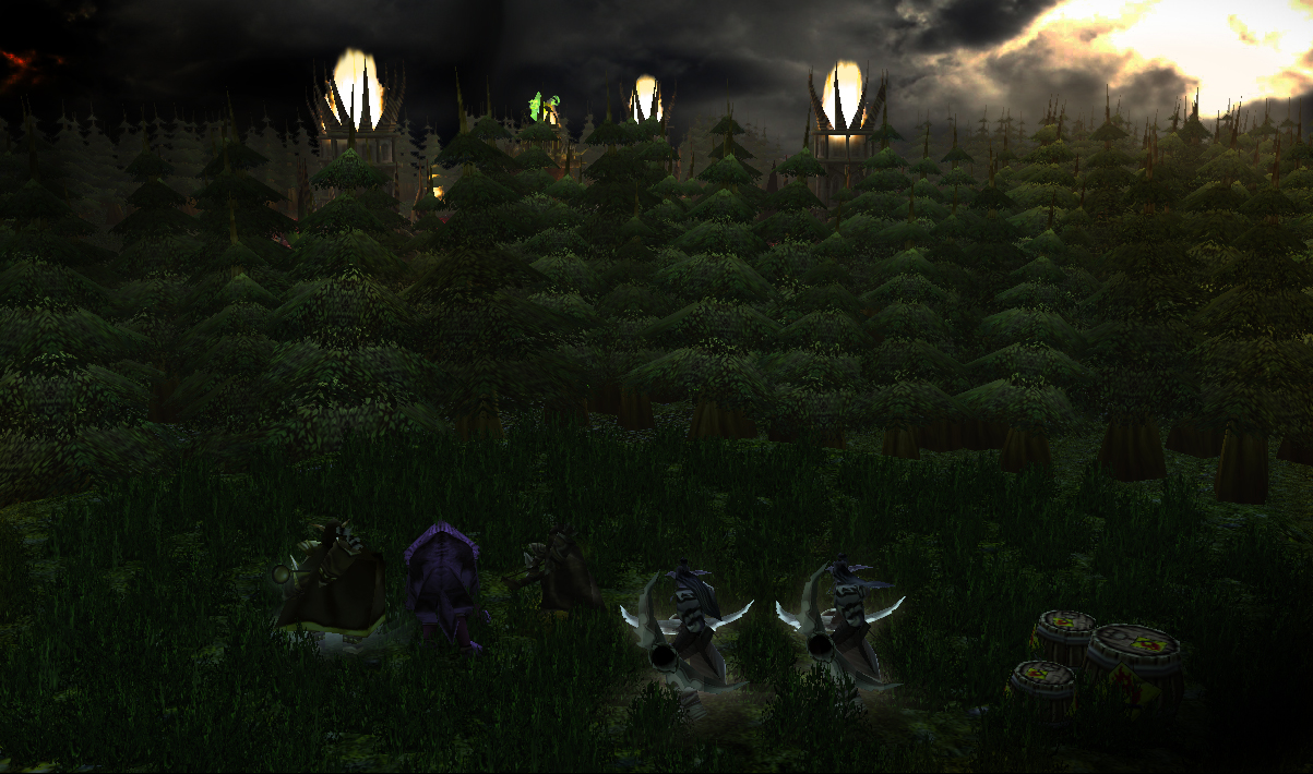 Prelude to Death:

Alyssa: Unholy abomination...
Veronnis: Yes, I know. This is indeed the place I saw in my dream. Make yourselves ready for this