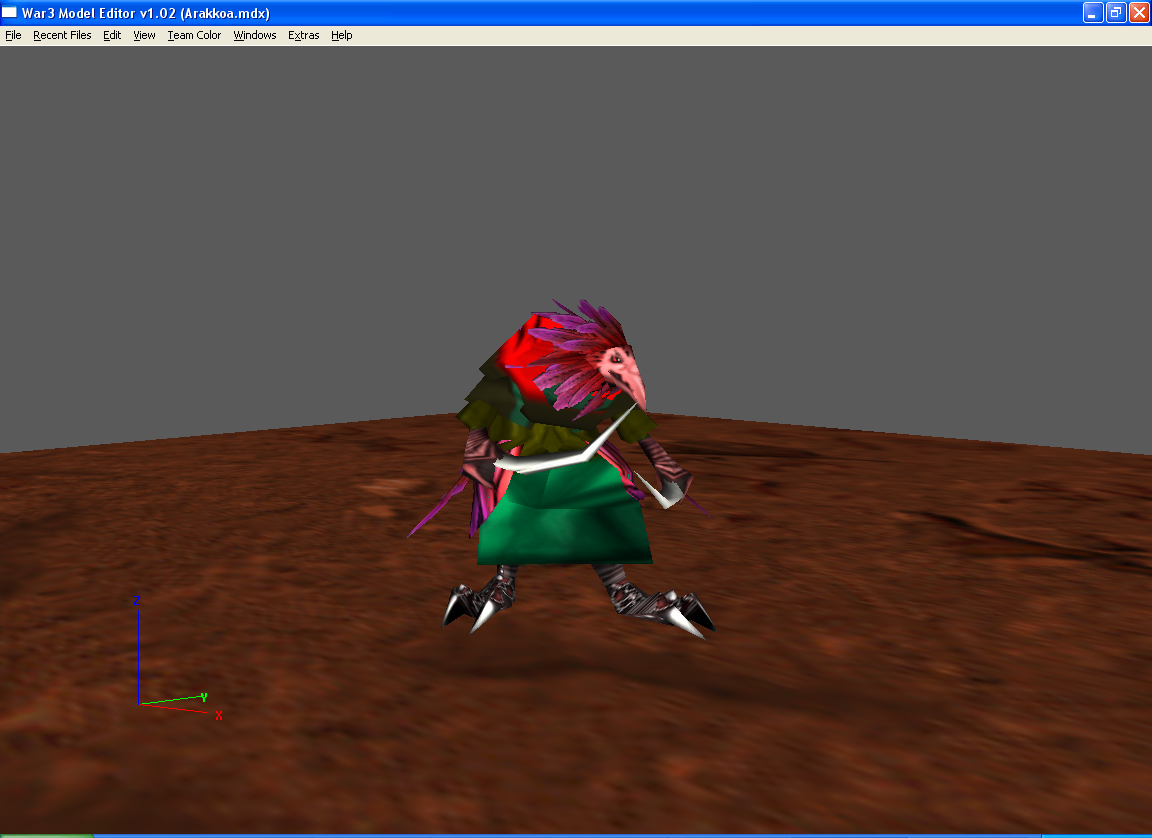 Preview of the base Arakkoa.