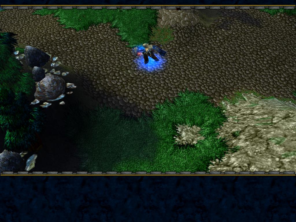 Prince Arthas Menethil walking on a lonely road to Stratholme after ordering Captain Luc Valonforth to remain behind. He is marching to catch up with