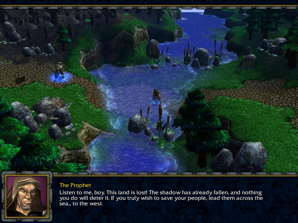 Prince Arthas Menethil walking on a lonely road to Stratholme after ordering Captain Luc Valonforth to remain behind. He is marching to catch up with