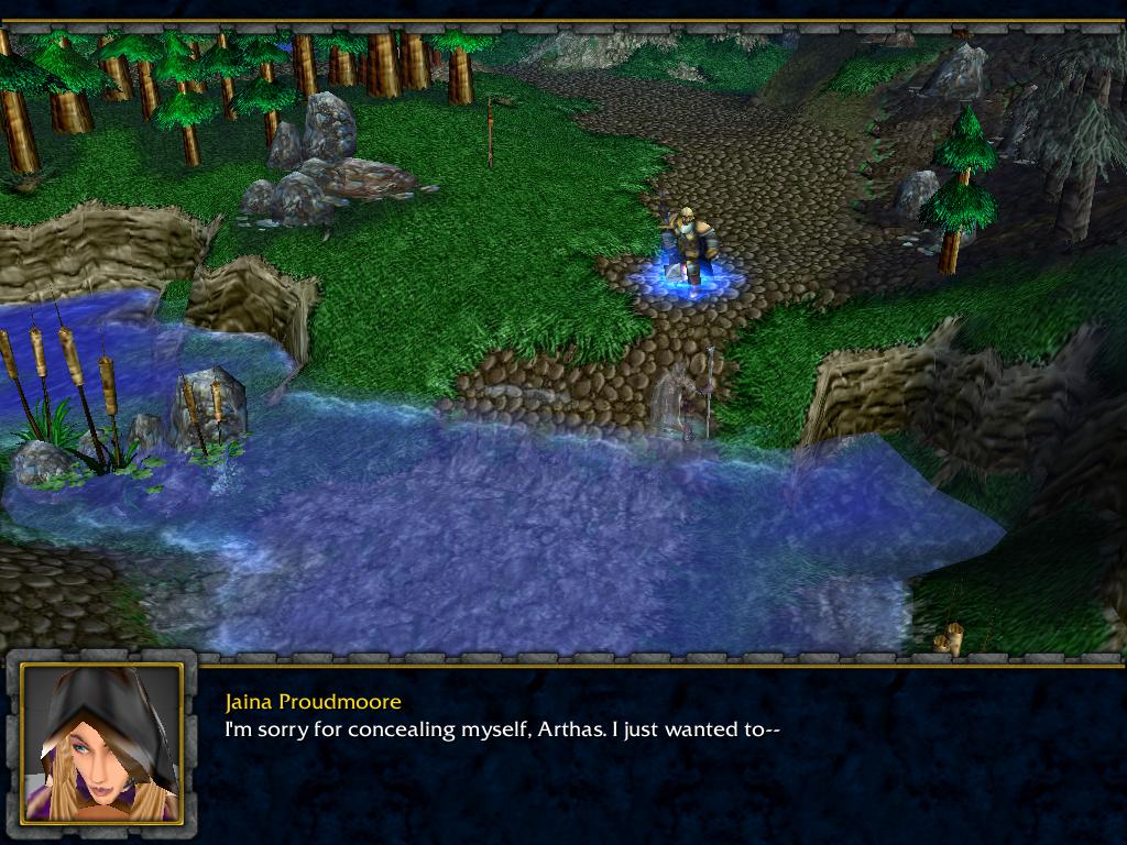 Prince Arthas Menethil walking on a lonely road to Stratholme after ordering Captain Luc Valonforth to remain behind. He is marching to catch up with