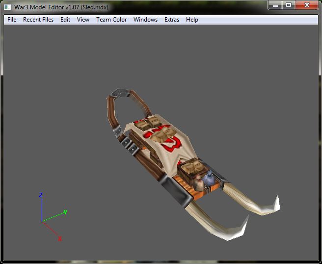 Printscreen of a sled. Requested by: takezandgoez.