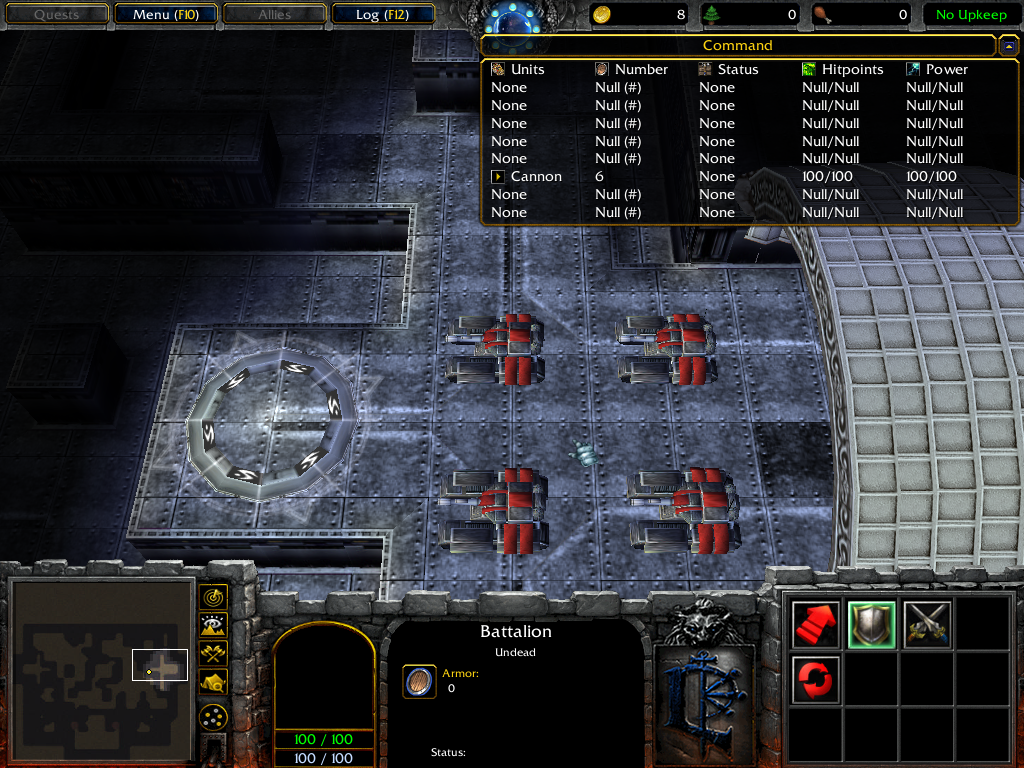 Project XT-74 Menu - the map was completaly controlled using only the menu, sadly the latest copy of the map was destroyed by a virus many months ago,