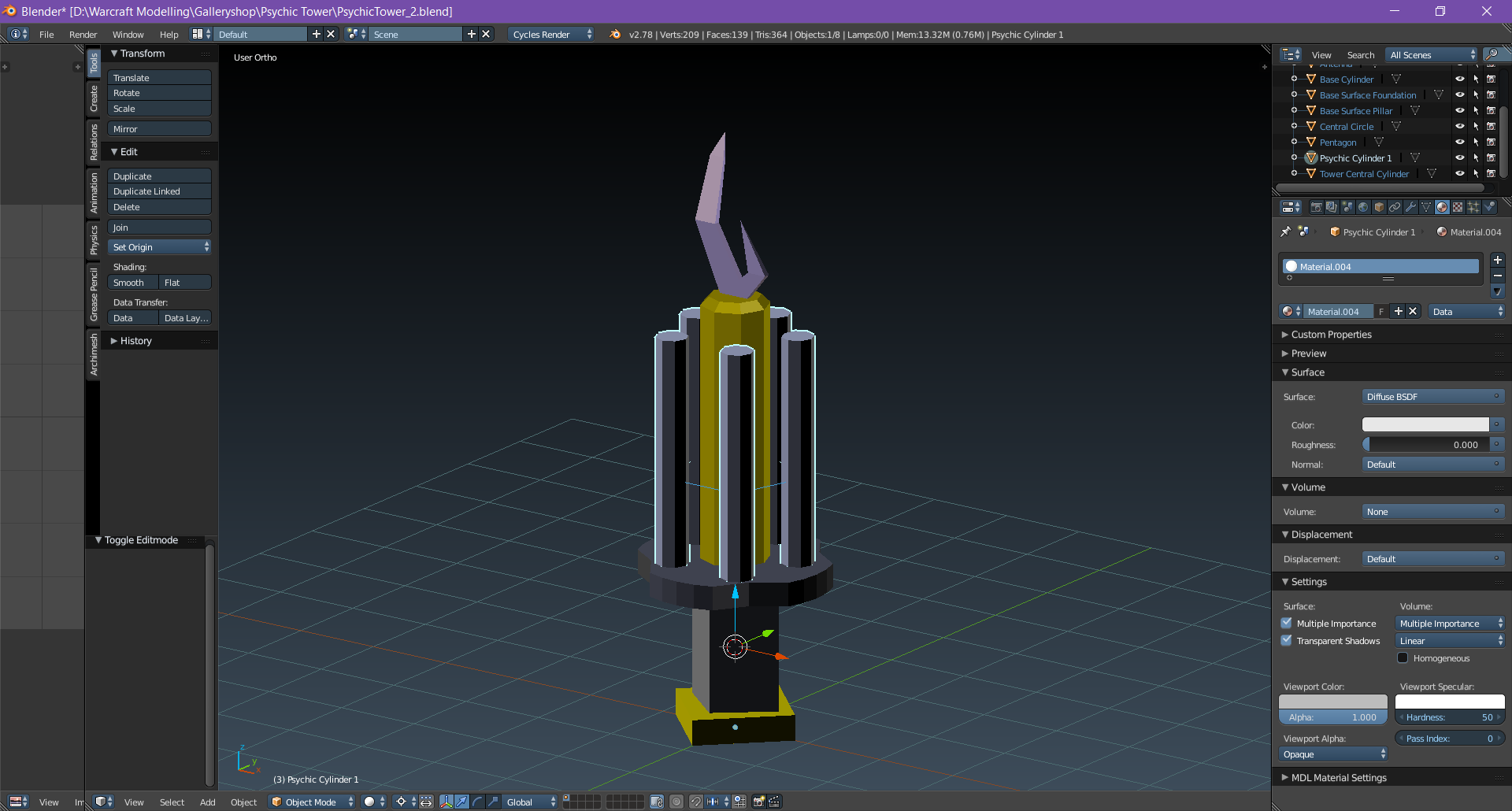 Psychic Tower: Work in Progress № 2