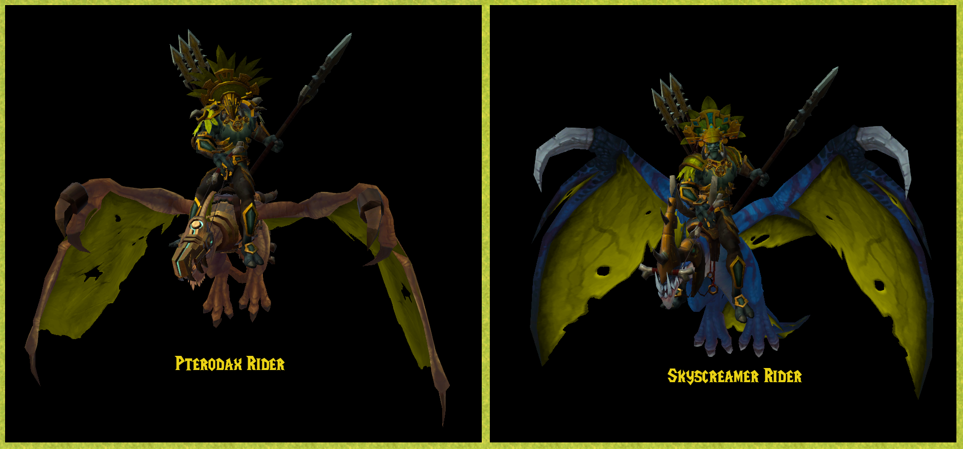 Pterodax & Scyscreamer Riders