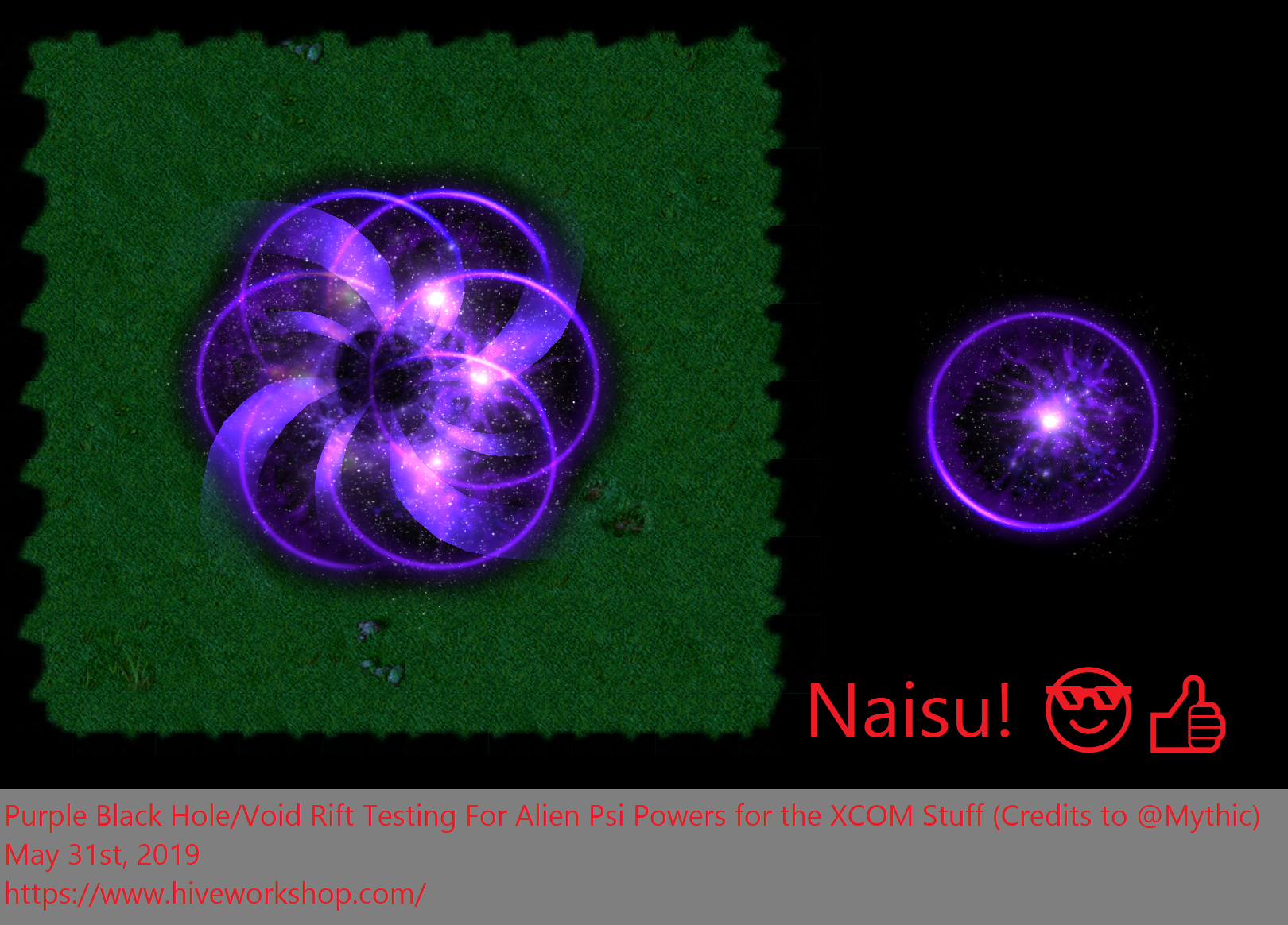 Purple Black Hole/Void Rift Testing For Alien Psi Powers for the XCOM Stuff (Creduts to @Mythic) (May 31st, 2019)