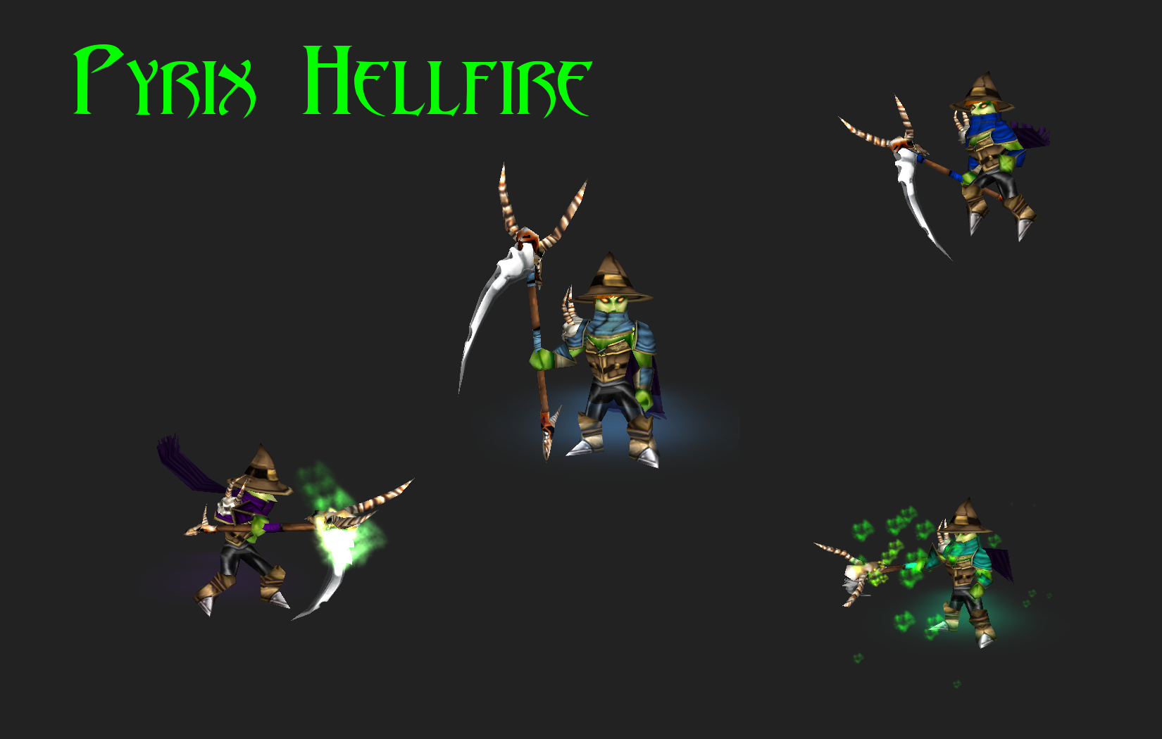 Pyrix Hellfire/Goblin Warlock

-Made for the challenge against Debode.
-Part of my goblin hero pack.