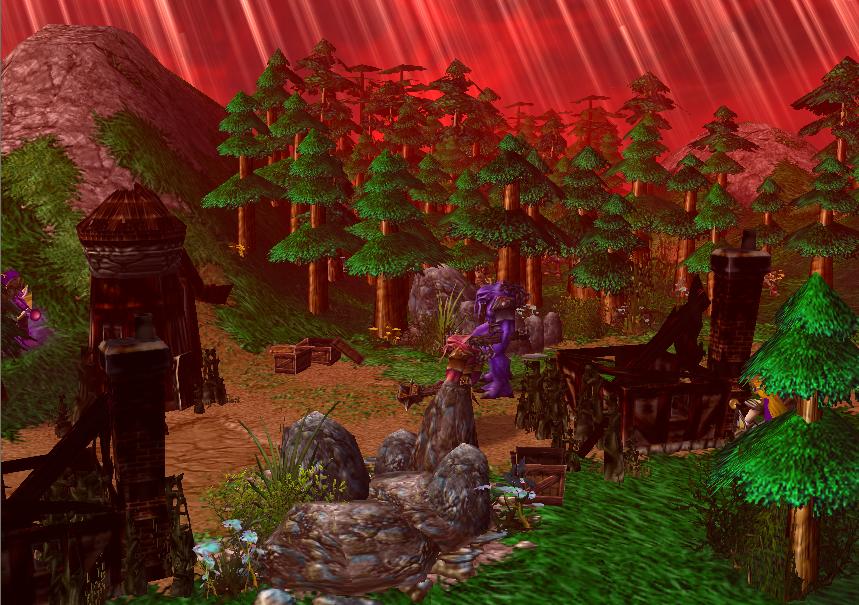 Quel'Thalas?

The north of the Eastern Kingdoms was lost to Chaos some time ago, while our friends on Argus were fighting for their lives. Many upon