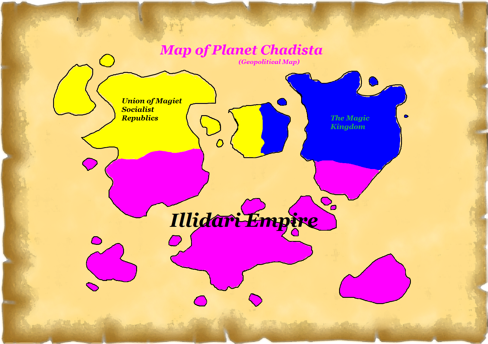 RACC -- Chadista Map (Geopolitical)