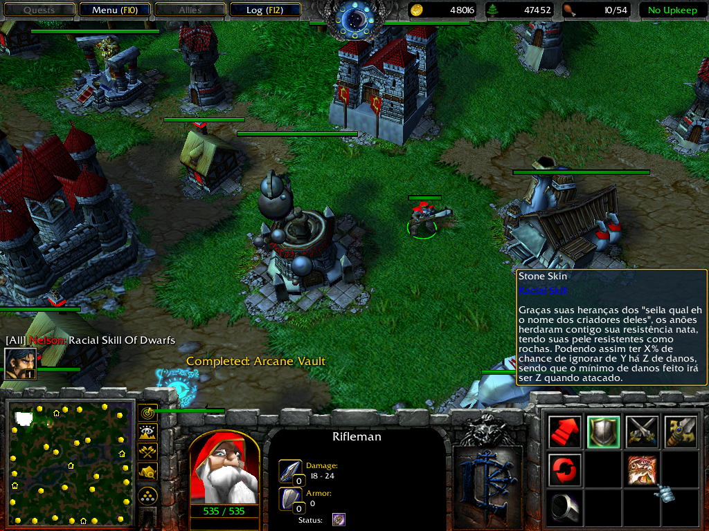 Racial Skill of Dwarfs