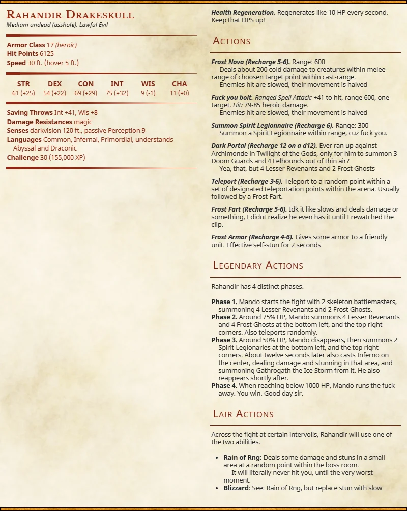 Rahandir DnD Sheet