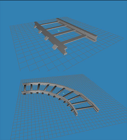 Rail&RailCurve (milkshape)