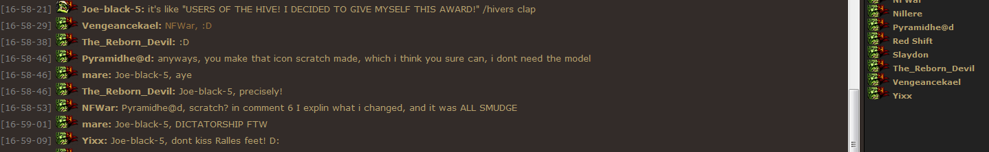 ralle for user of the year!