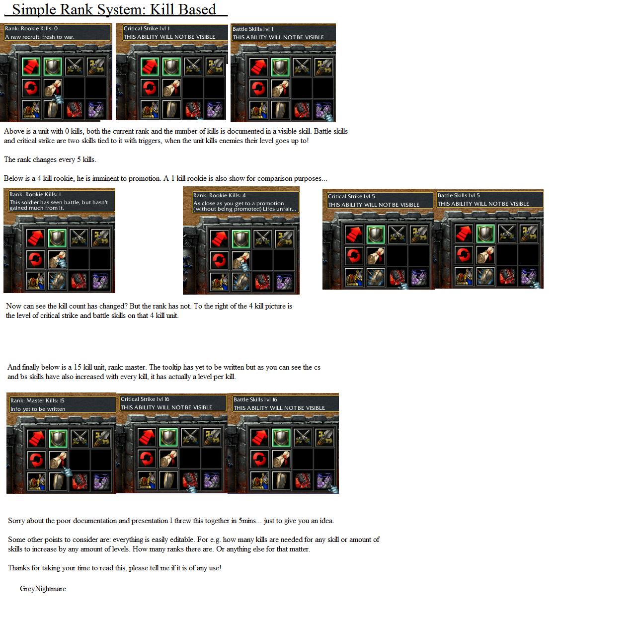 Rank system wc3