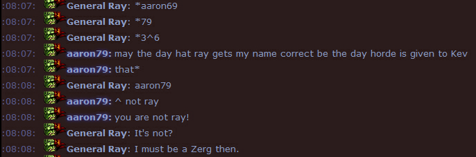 Ray Is A Zerg, I always knew...