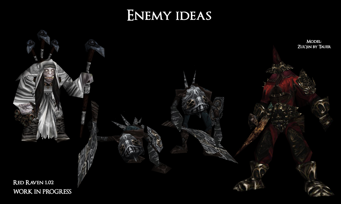 Red Raven v1.02 - ENEMY IDEAS