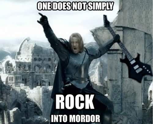 Reminds me of Rockin' Arthas.  It's awesome and funny how they did a simple edit by replacing his sword with a kickass axe and made him do the metal s