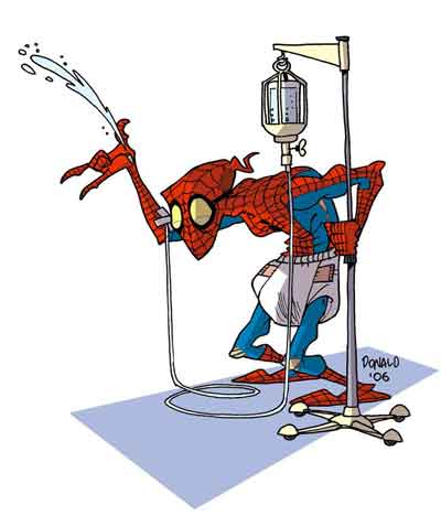 retired spiderman