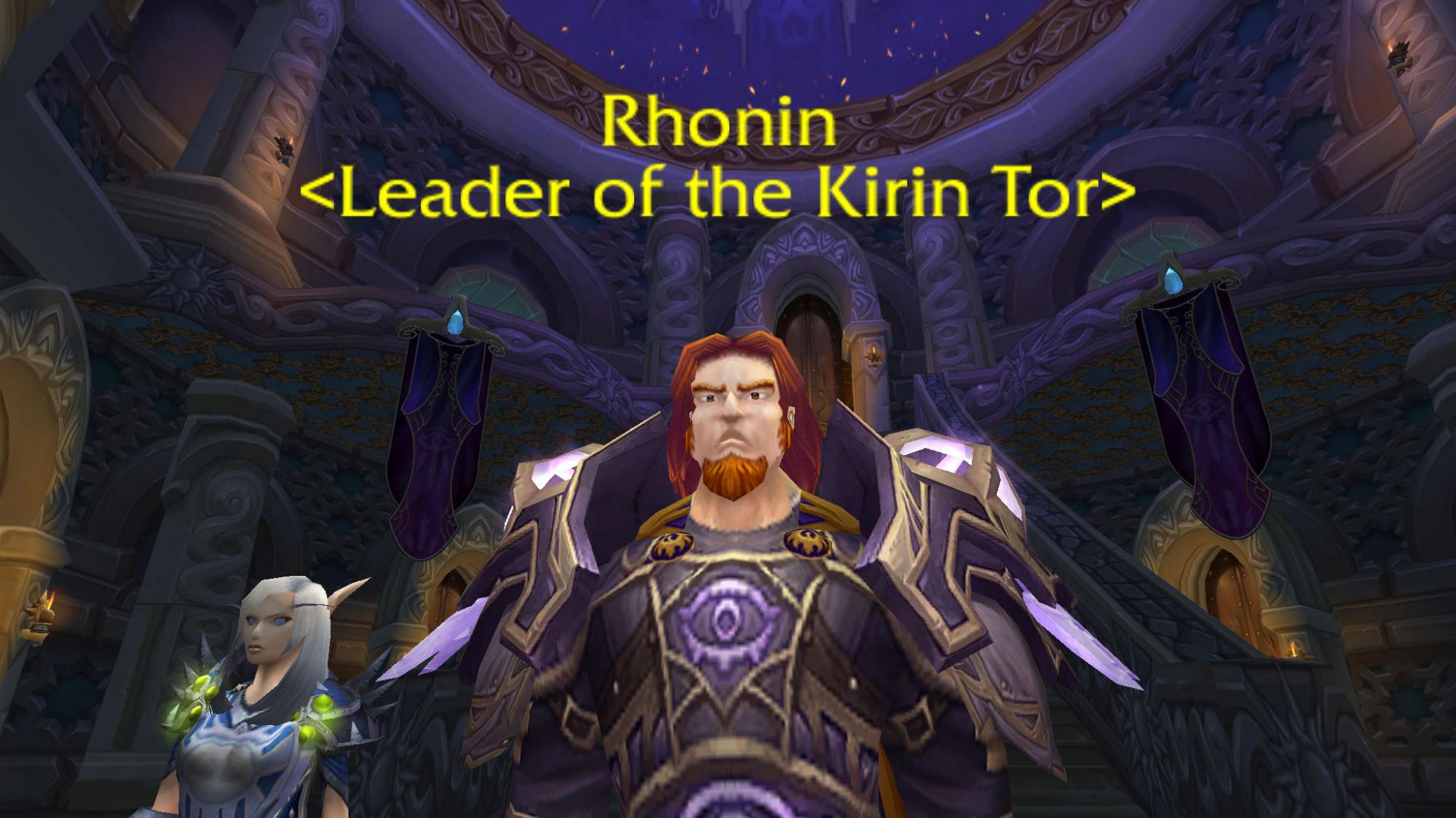 Rhonin the New Ruler of Dalaran