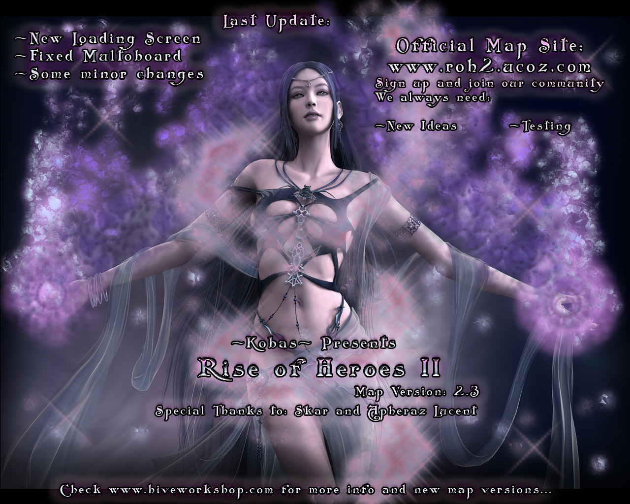 Rise of Heroes II - Loading Screen for 2.3 map version