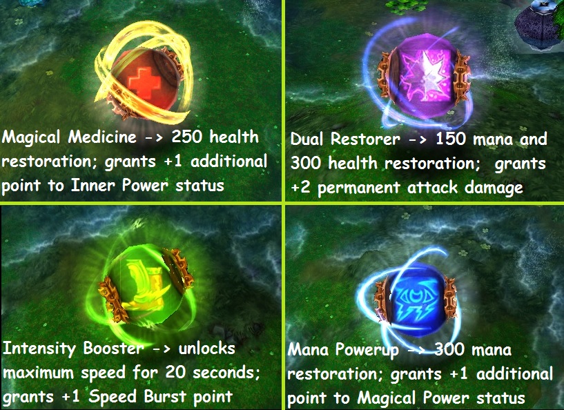 River Powerups modifications