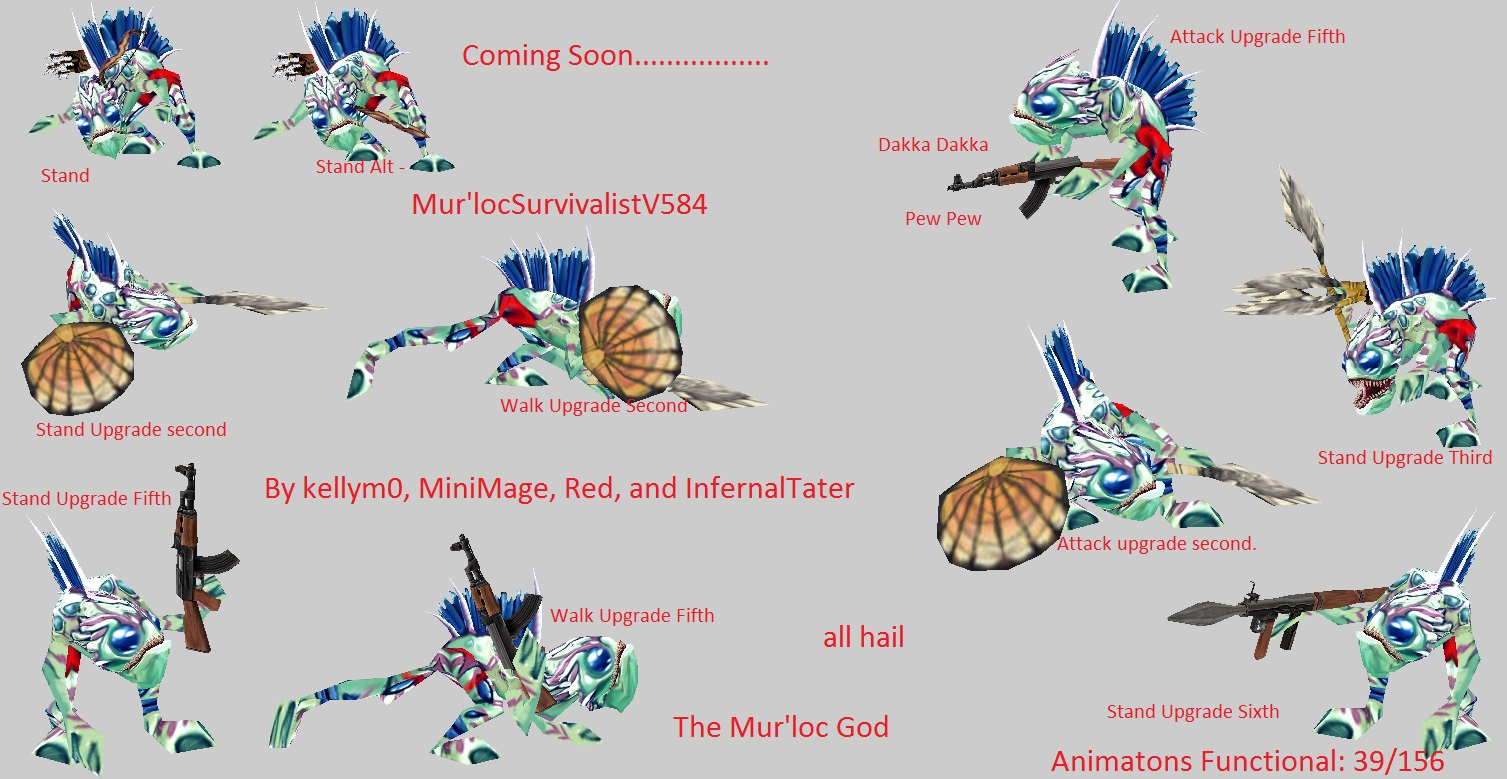 RPG Murloc Hero Model