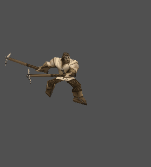 Rpg villager weapons animations WIP
