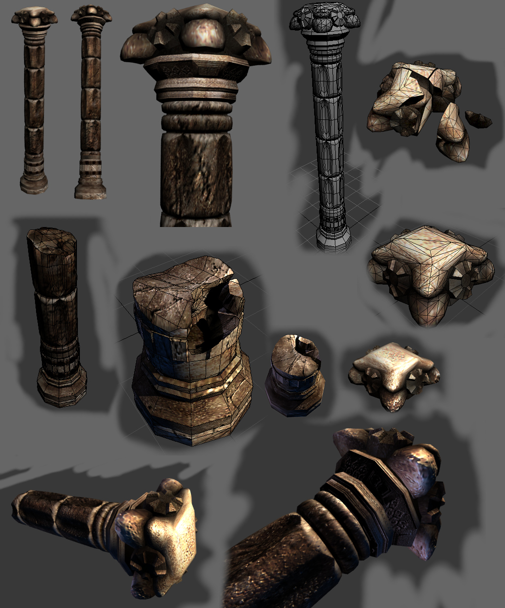 Ruined Pillar Tall