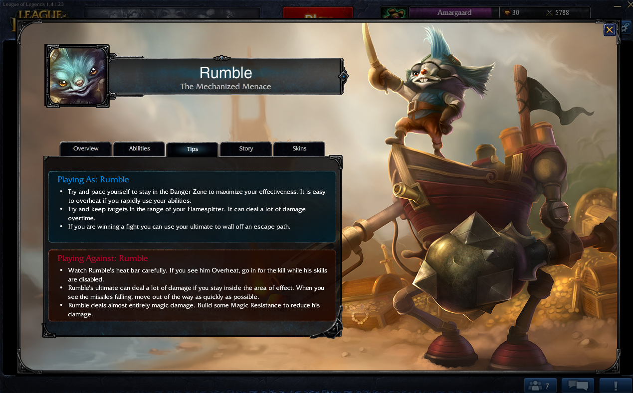 Rumble Tips