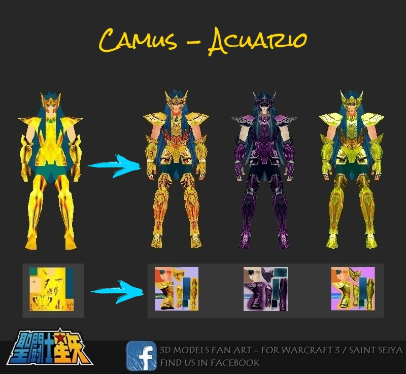 SAINTSEIYA3DMODELSCamus