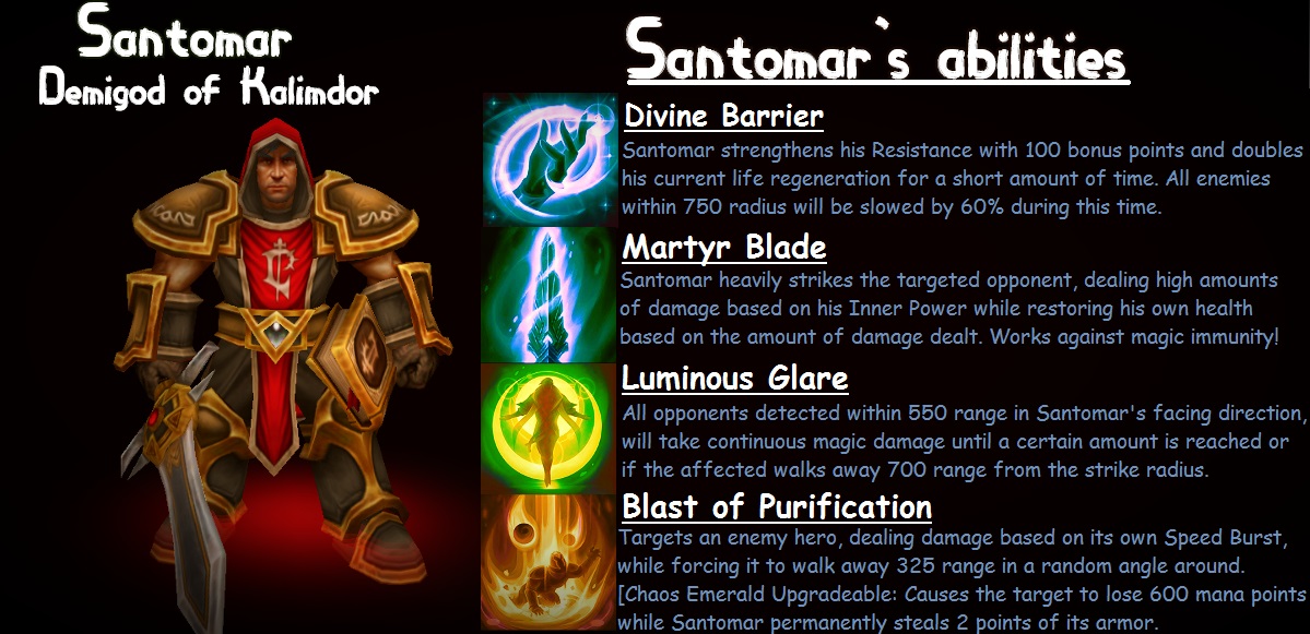 Santomar the Demigod of Kalimdor. Coming soon!