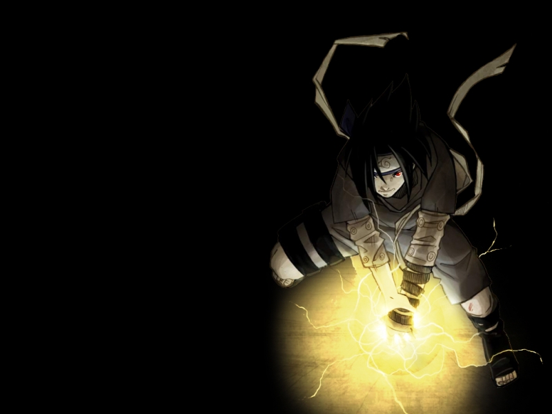 sasuke uchiha chidori