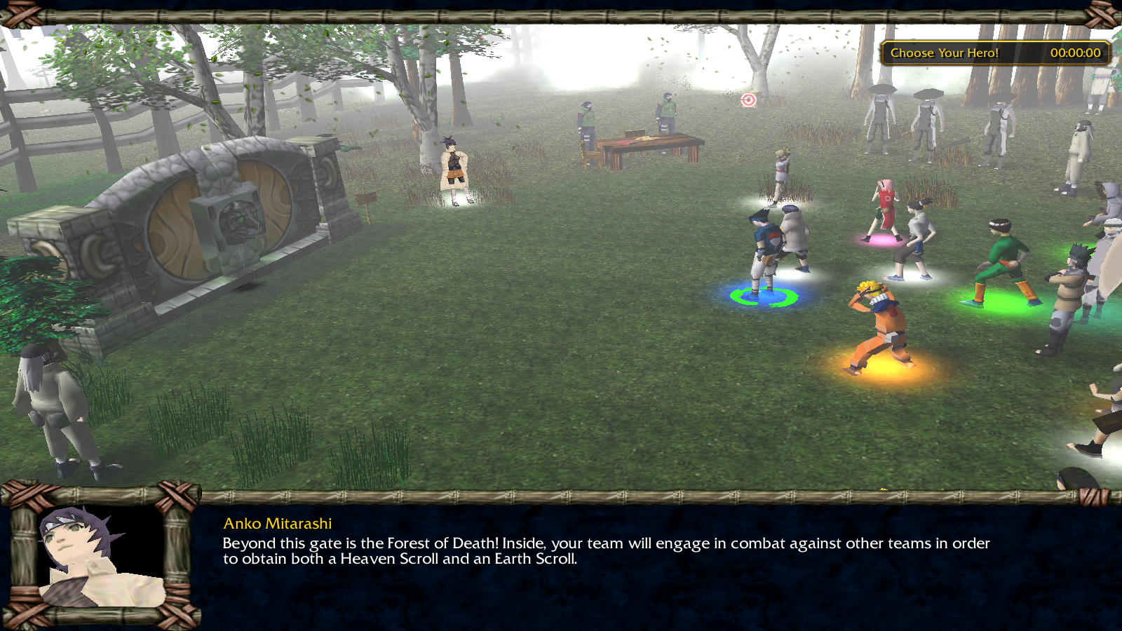 sc from cutscene right before the Forest of Death arc.