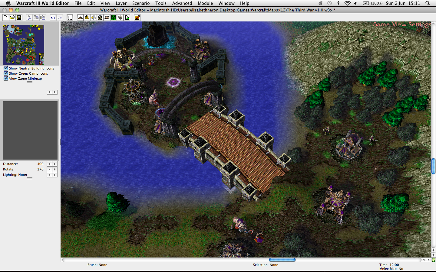 Scholomance - I guess I kind of based this one off of the Azeroth Wars one.  Now that I think about it I based a lot of my terrain on Azzy Wars.  The