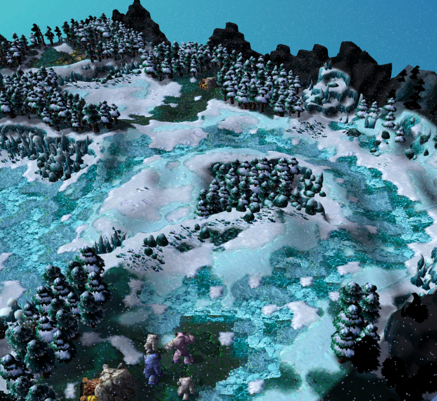 Screenshot from my map "Frozen Quarry"
