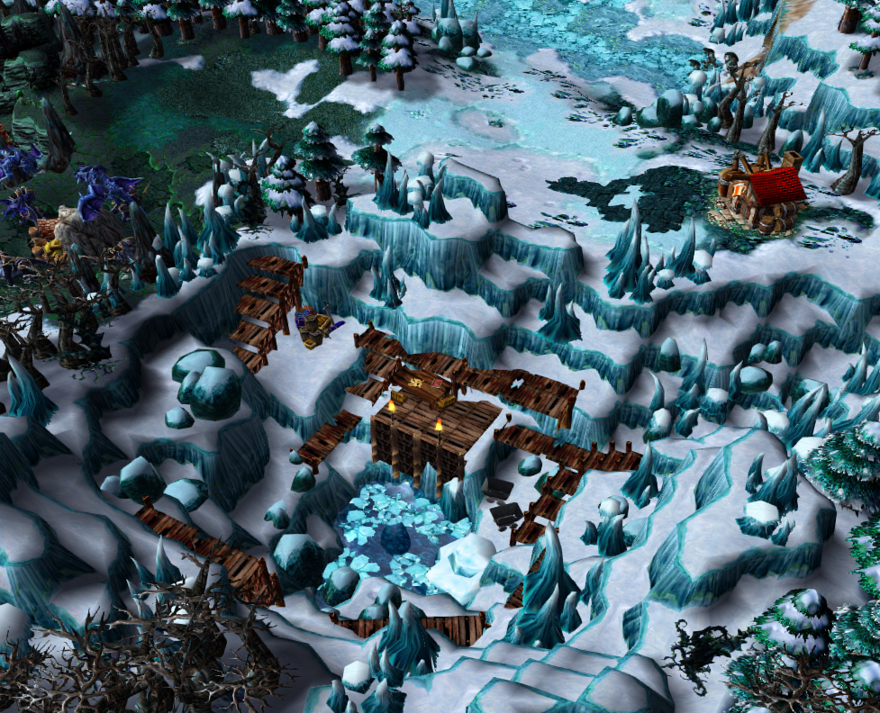 Screenshot from my map "Frozen Quarry"