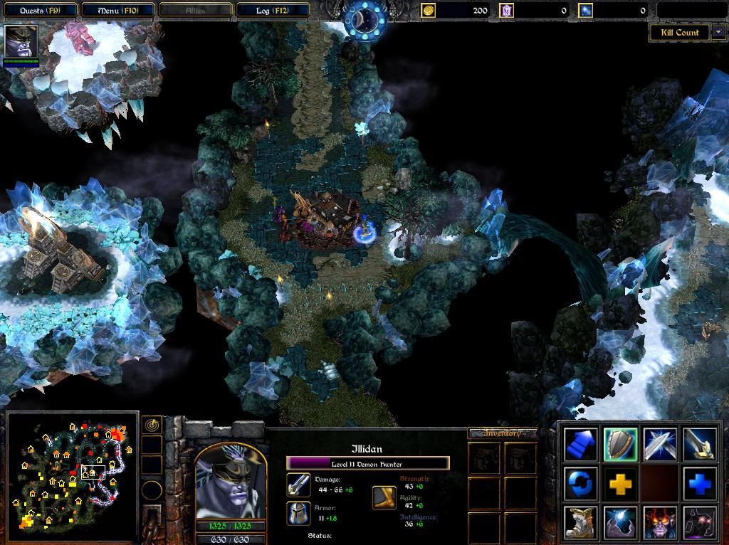 Screenshot of new terrain look