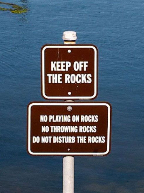 sensitive rocks