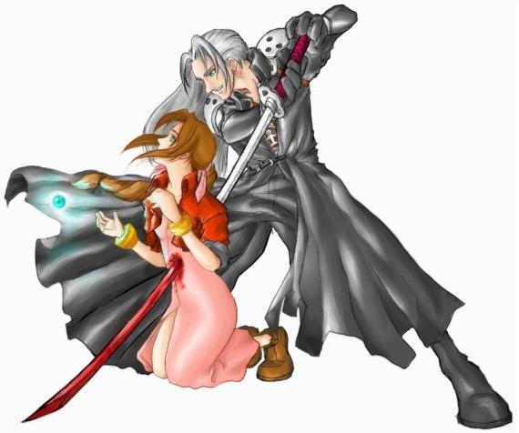 Sephiroth and Aeris