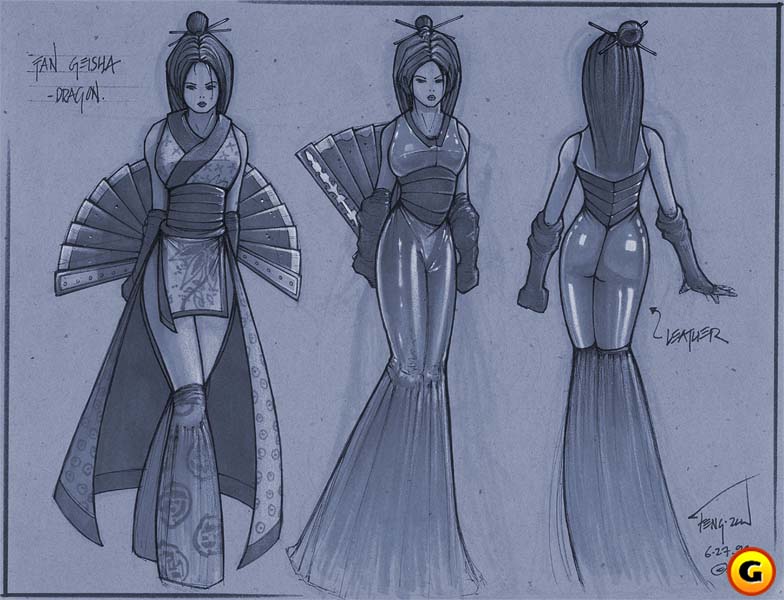 Serpent Clan - Fan Geisha