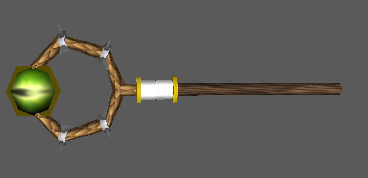 Serpent Staff
 - Thrown some spikes on it!