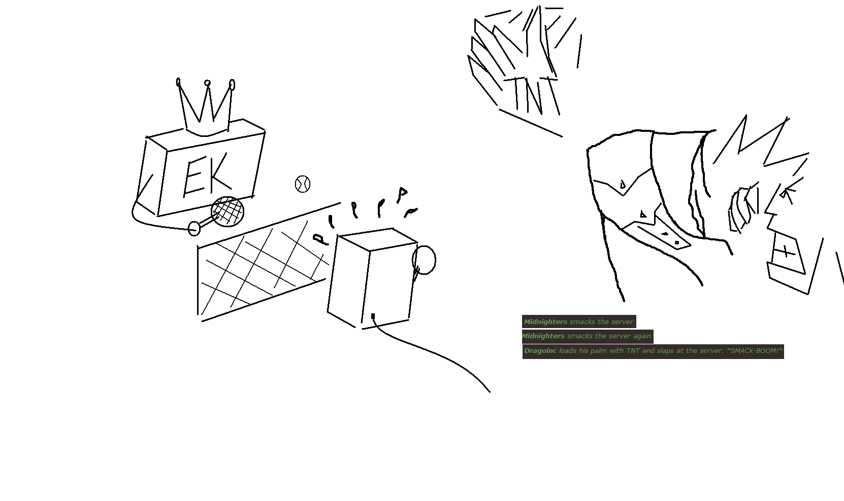Server Slap Poo