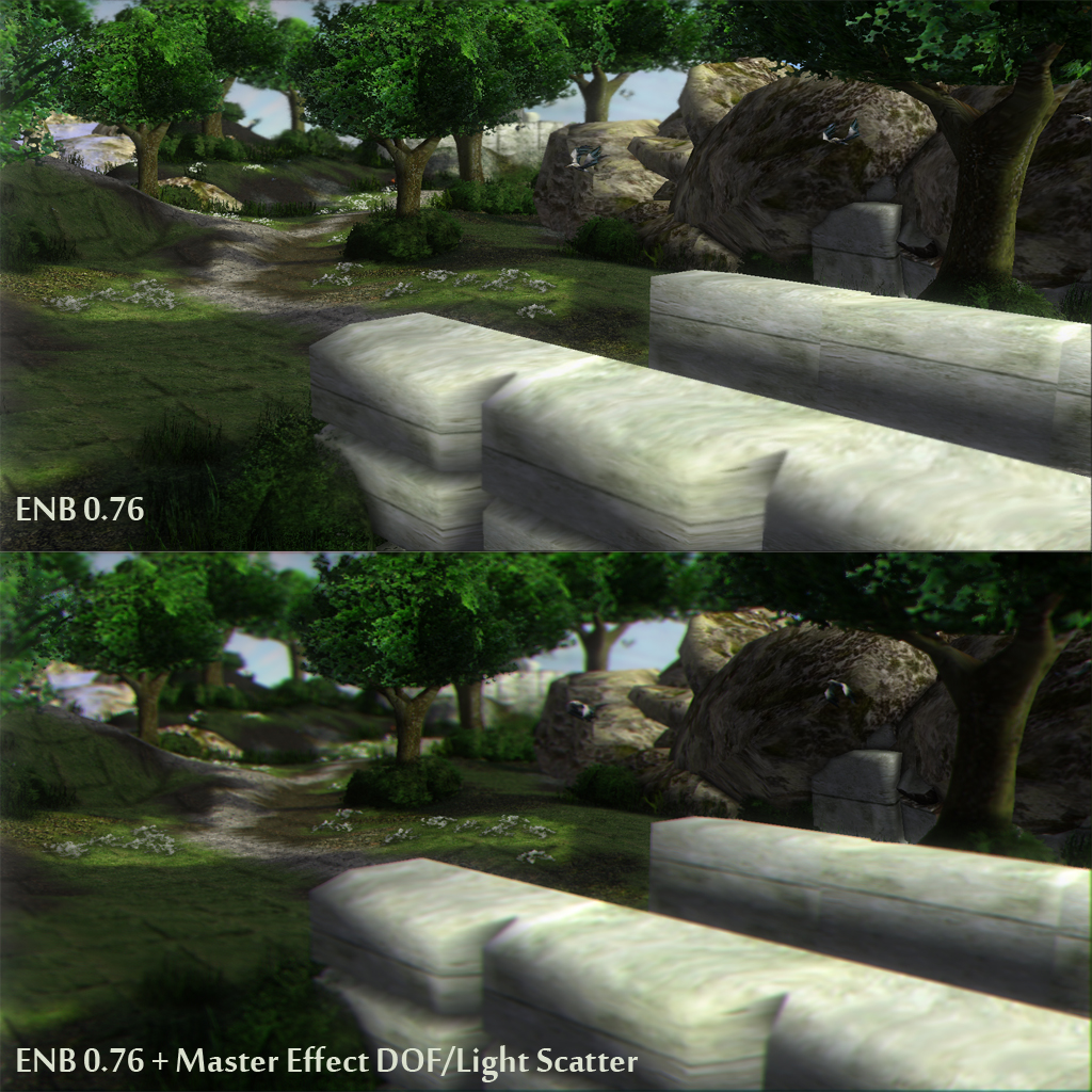 Shaders comparison