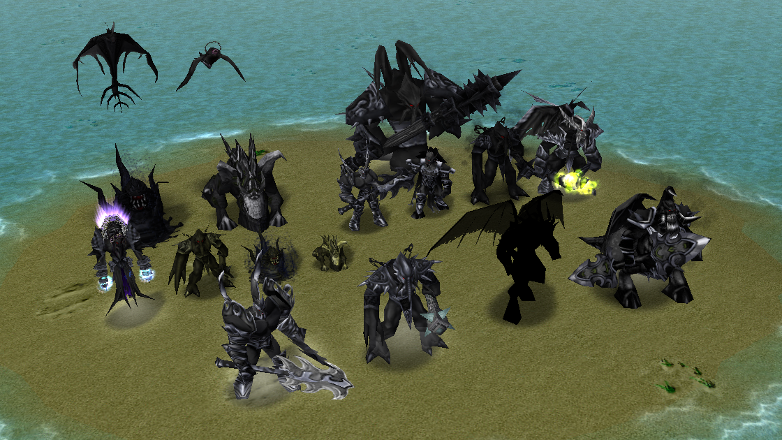 Shadow Demons (recolored to black)