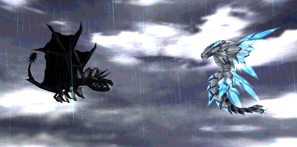 Shadow dragon vs ice dragon