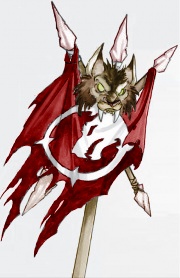 Shakuras Banner colored by me, made by Blizzard for the Frostwolf Clan