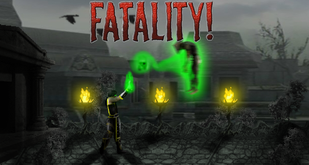 Shang Tsung Fatality
I dont have much experience in effects so the Fatality seems very plain anyway i still like the scenario :D