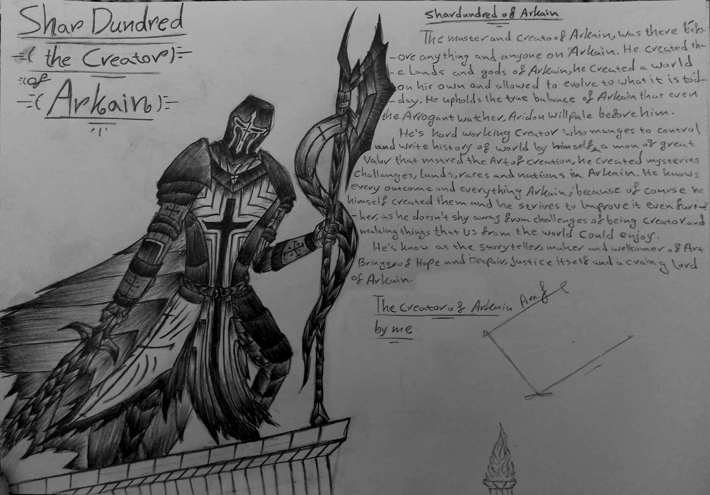 SharDundred the Creator of Arkain