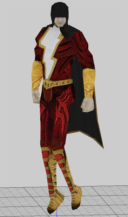 Shazam requested by my mate Andrew, animations are based on the Skills of his Project.
Used for him a Base Mesh I made out of NeilCatorce models with